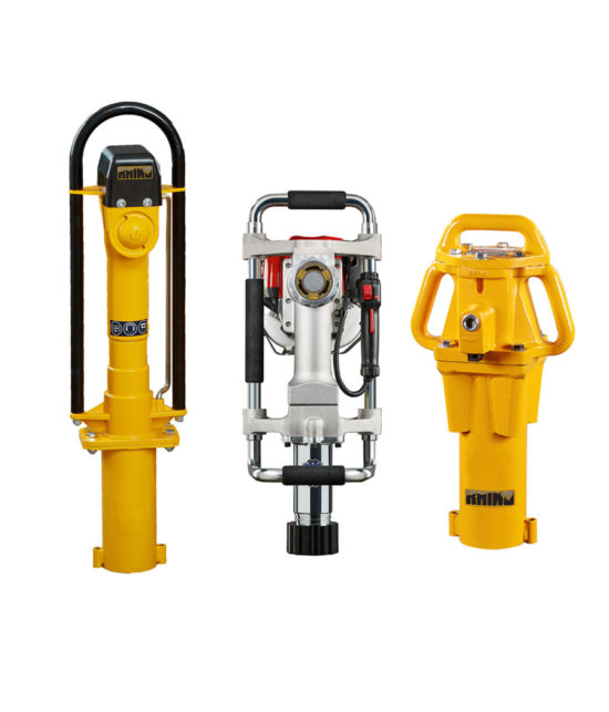 Post Drivers, Post Pullers, Hydraulic & Gas Powered Rhino Tool