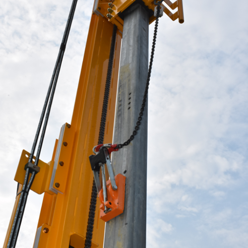 Magnetic Lift Assist for Piles
