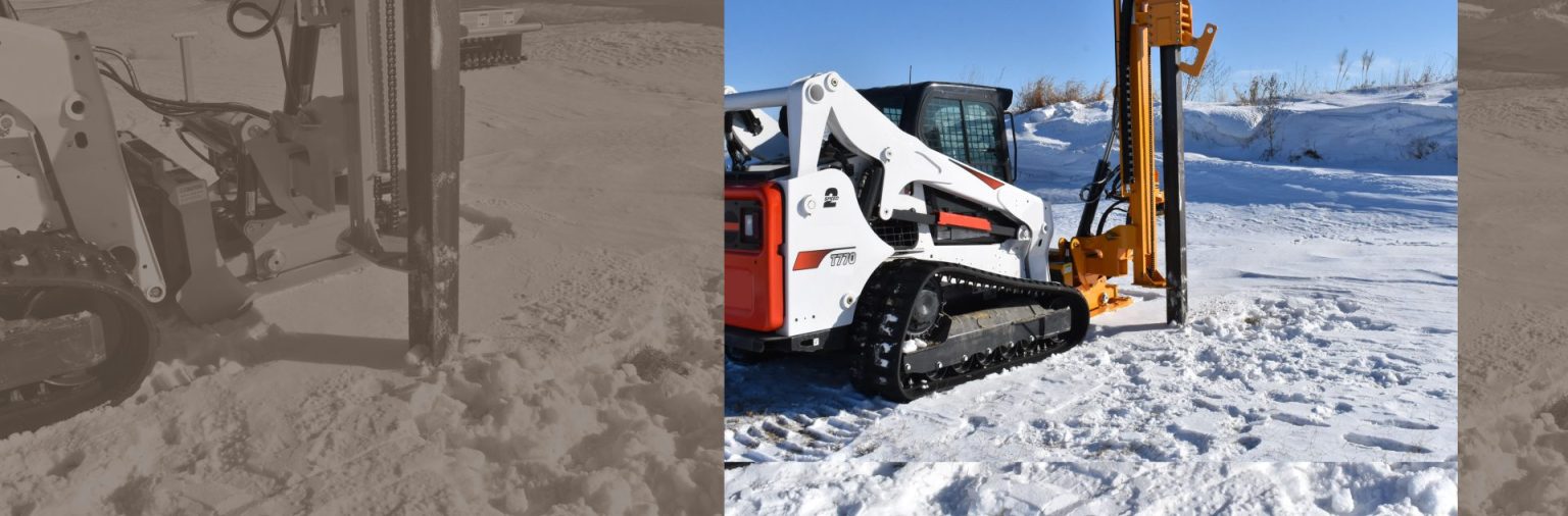 Post Drivers, Post Pullers, Hydraulic & Gas Powered Rhino Tool