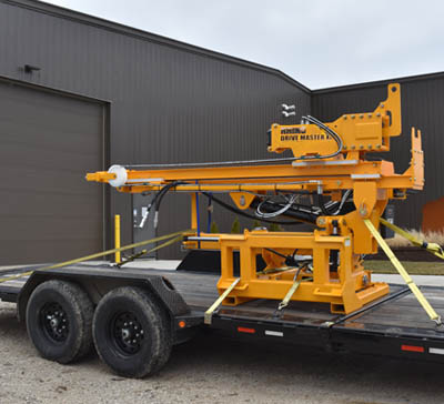 Drive Master XL loaded on trailer